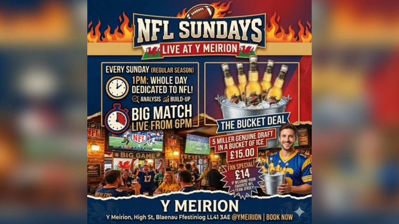 NFL Sundays: The Full Game-Day Experience at Y Meirion