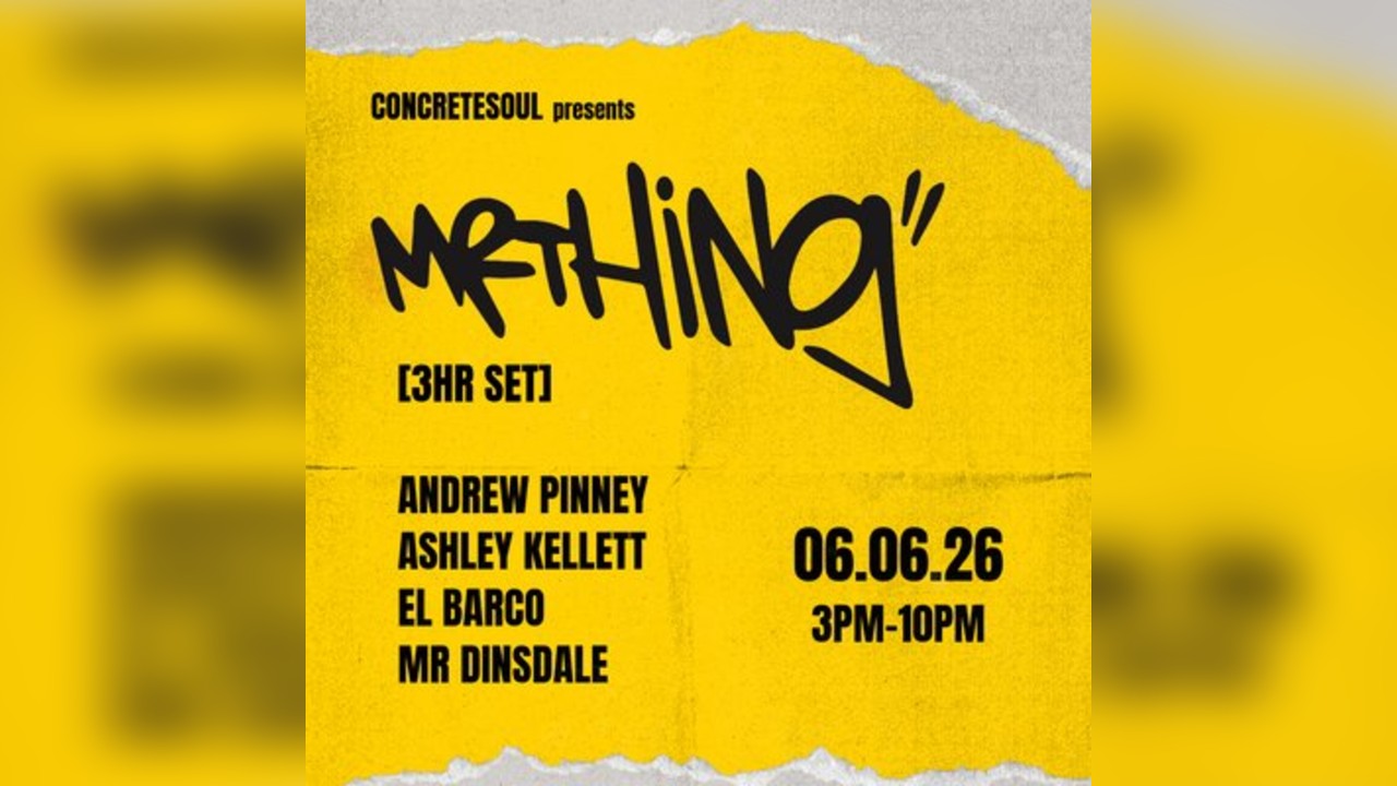 ConcreteSoul presents: MR THING (3hr set) | 06.06.26 | Bomba Exe