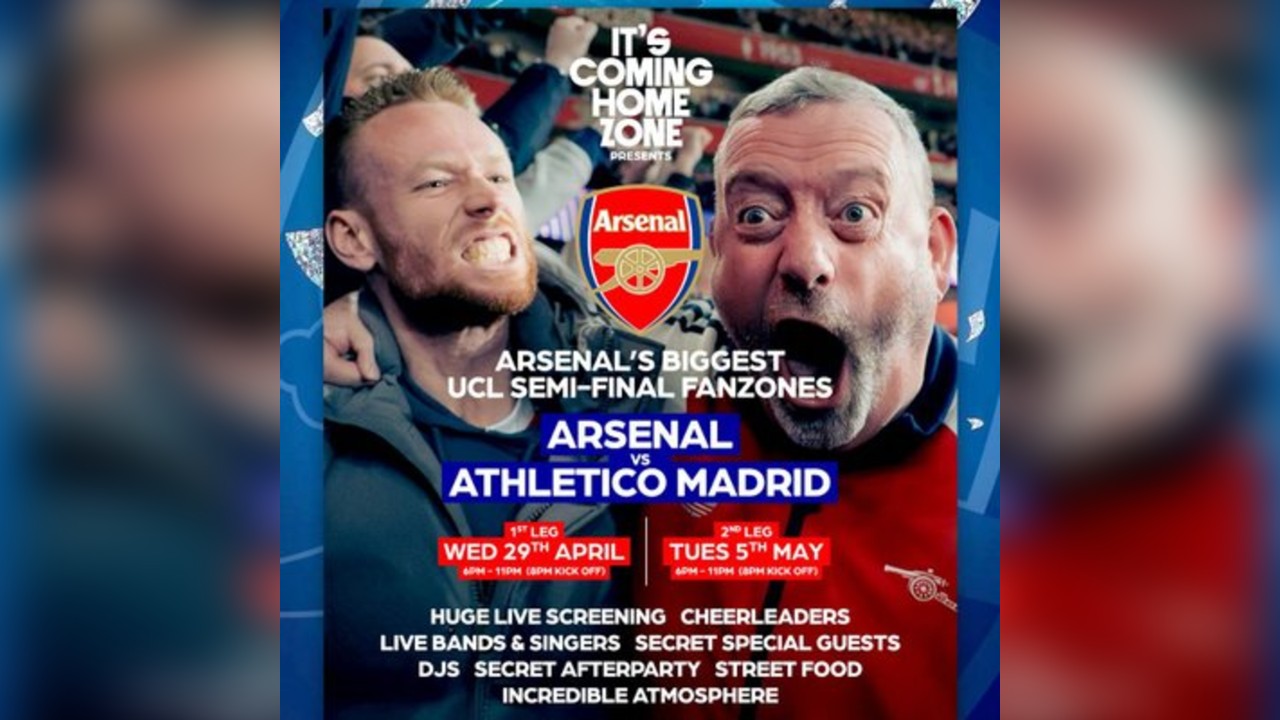 Champions League Semi Final: Arsenal Fanzone (2nd Leg)