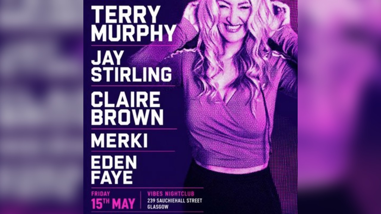 Claire Brown Presents at Vibes Nightclub Glasgow