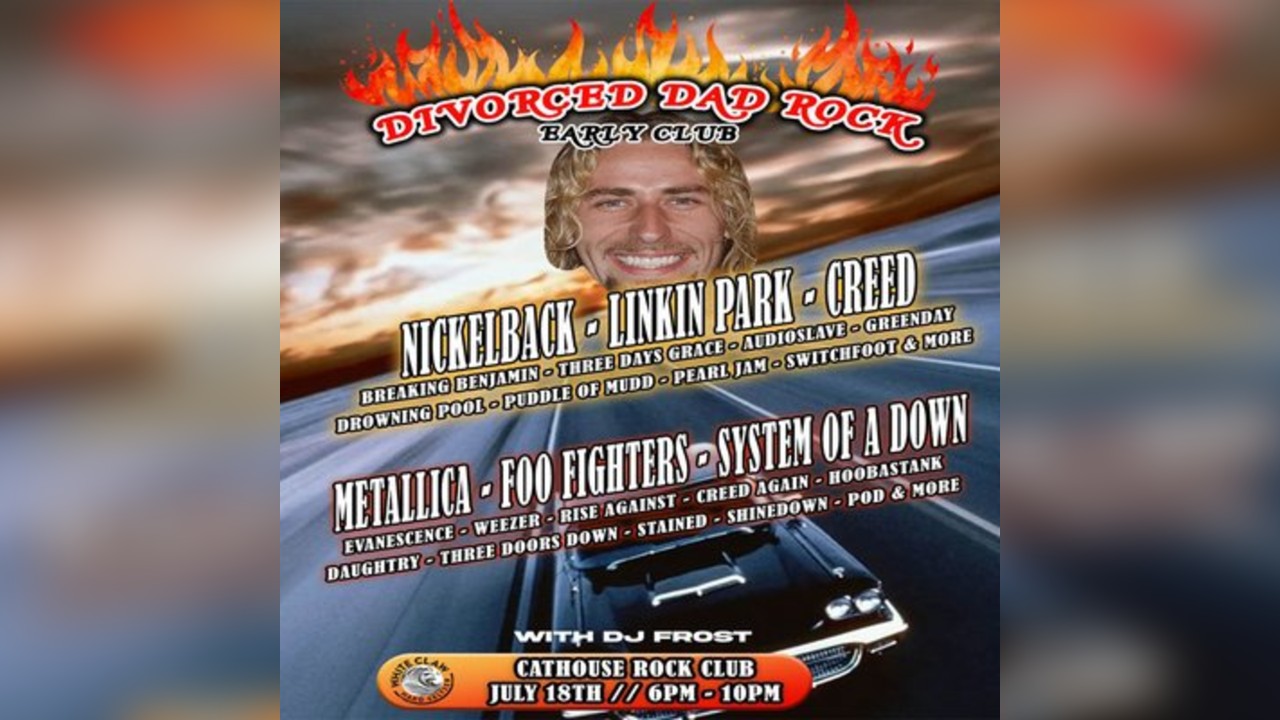 Divorced Dad Rock Club Night - Glasgow