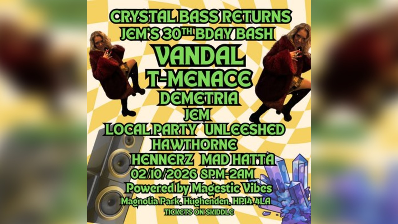 Crystal Bass Returns: JEM'S 30TH BIRTHDAY BASH