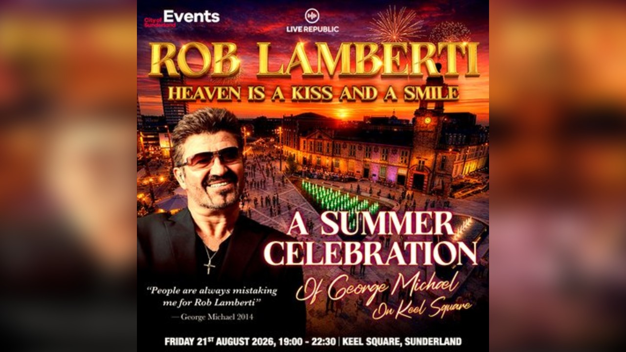Rob Lamberti presents: George Michael | Keel SQ, Sunderland