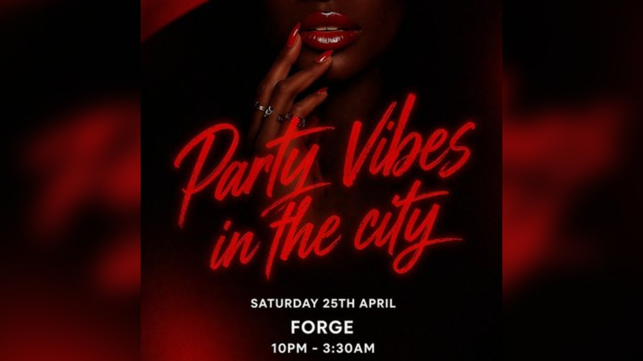 Party Vibes In The City (£5 B4 Midnight With A Ticket)