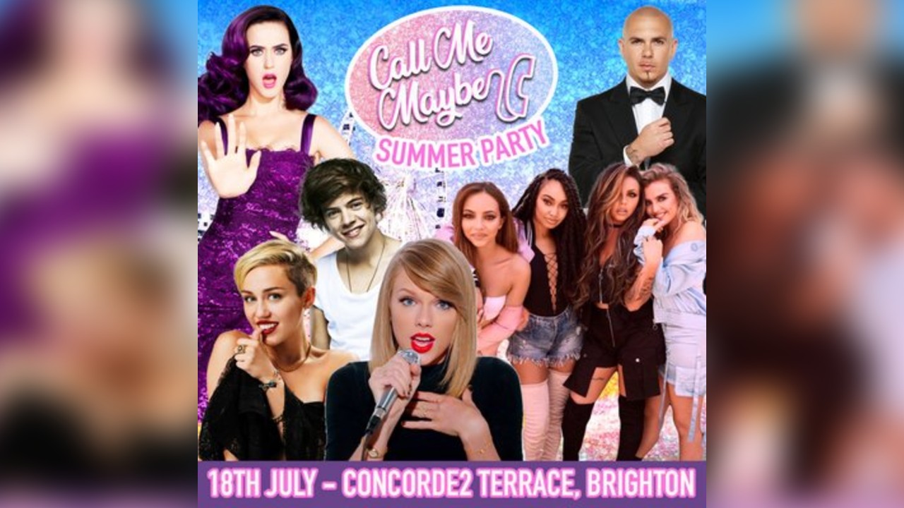 Call Me Maybe: 2010s Summer Terrace Party (Brighton)