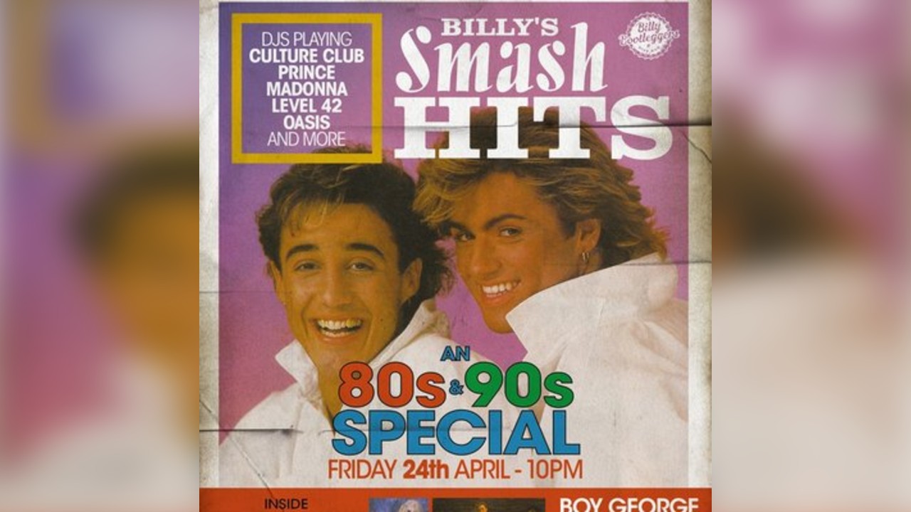 Billy's Smash Hits - An 80's & 90's Special