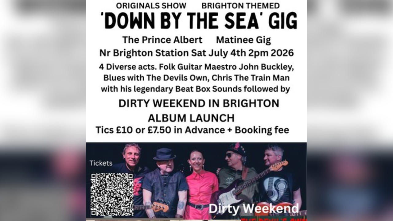 DOWN BY THE SEA - Gig July 4th