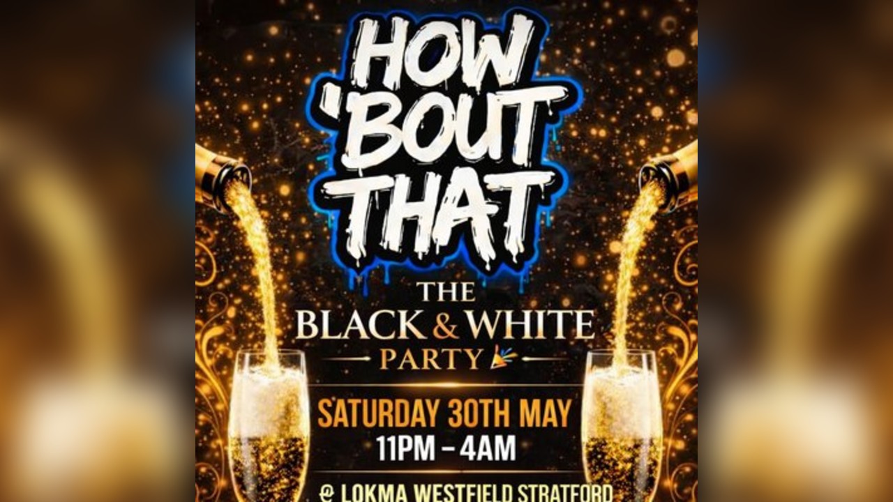HOW BOUT THAT Black & White Party