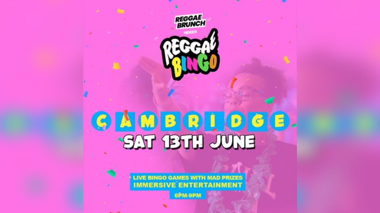 Reggae Bingo - Cambridge - Sat 13th June