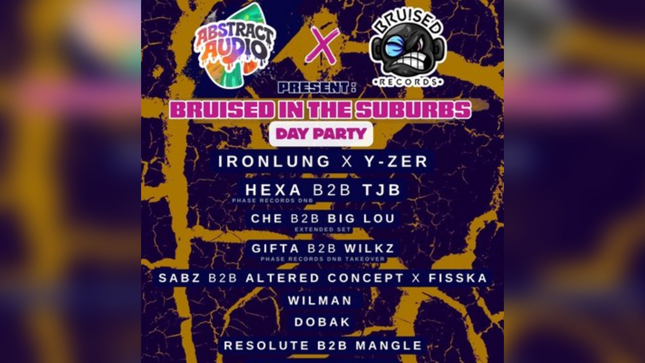 Bruised In The Suburbs Day Party