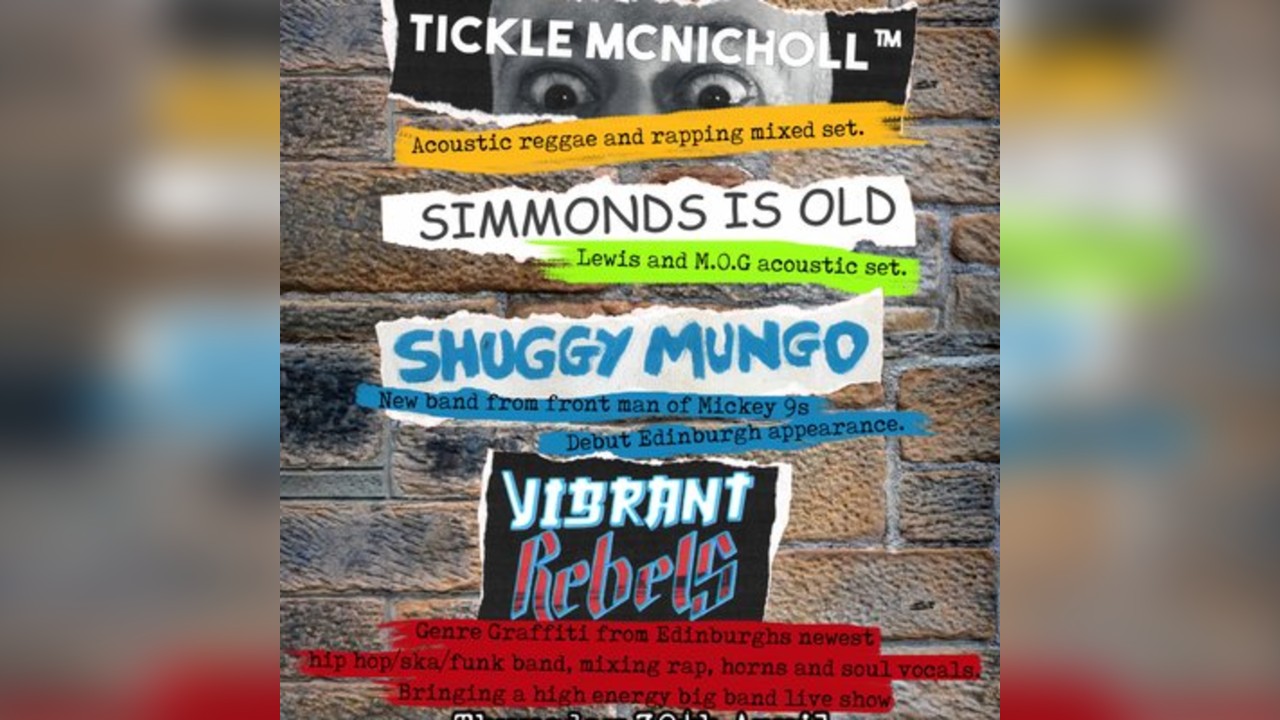 Live In Leith at Leith Arches with Vibrant Rebels and Guests