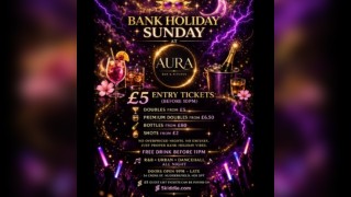 R&b/Dancehall Bank Holiday Sunday @ CLUB AURA