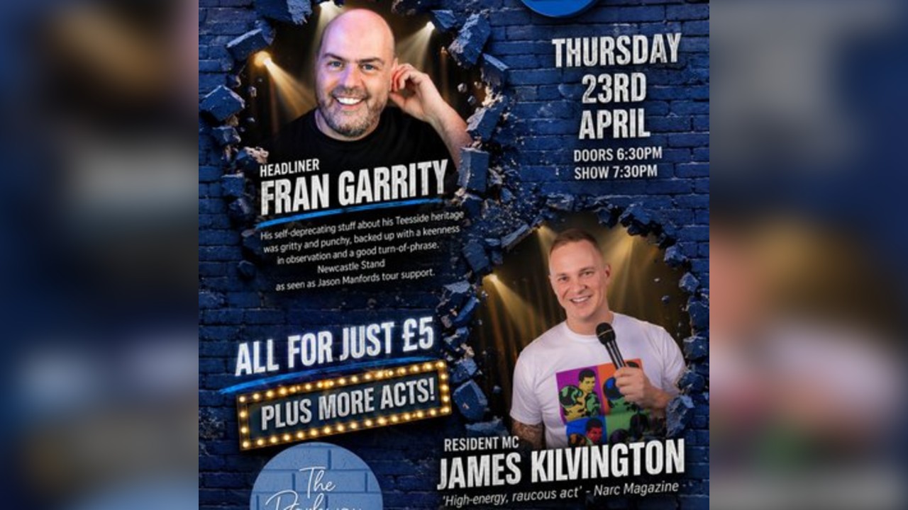 Ha Ha Comedy Hall - Fran Garrity + MC James Kilvington
