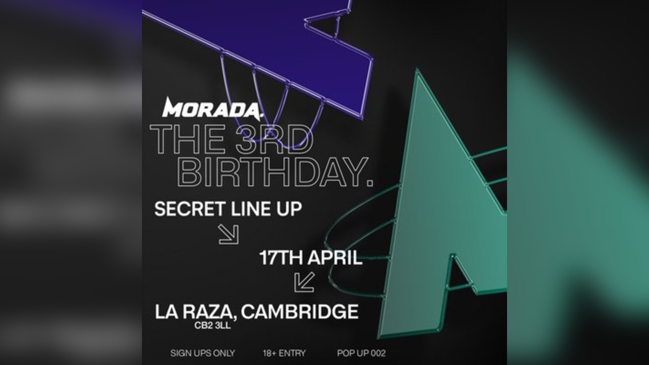 Morada @ La Raza - 3rd Birthday [SOLD OUT]