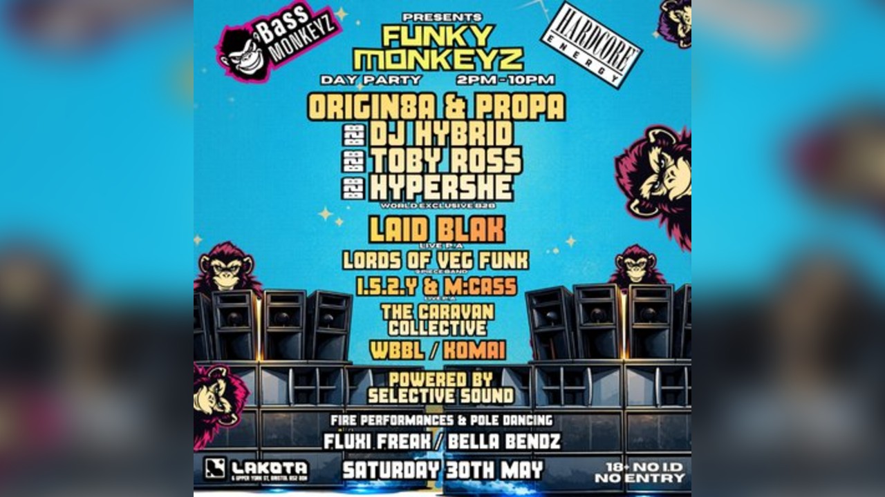 Bass Monkeyz presents: Funky Monkeyz DAY PARTY