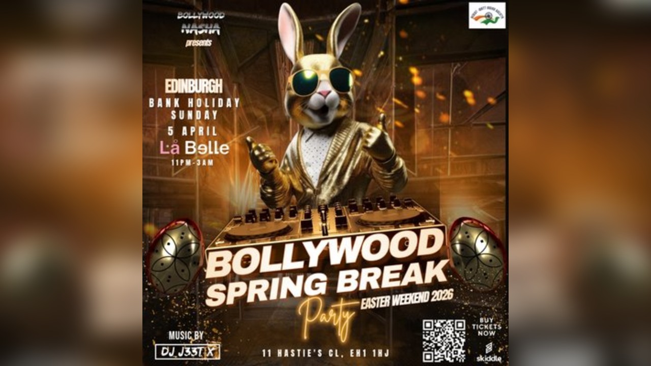 Bollywood Spring Break Party: Easter Sunday 2026: Edinburgh