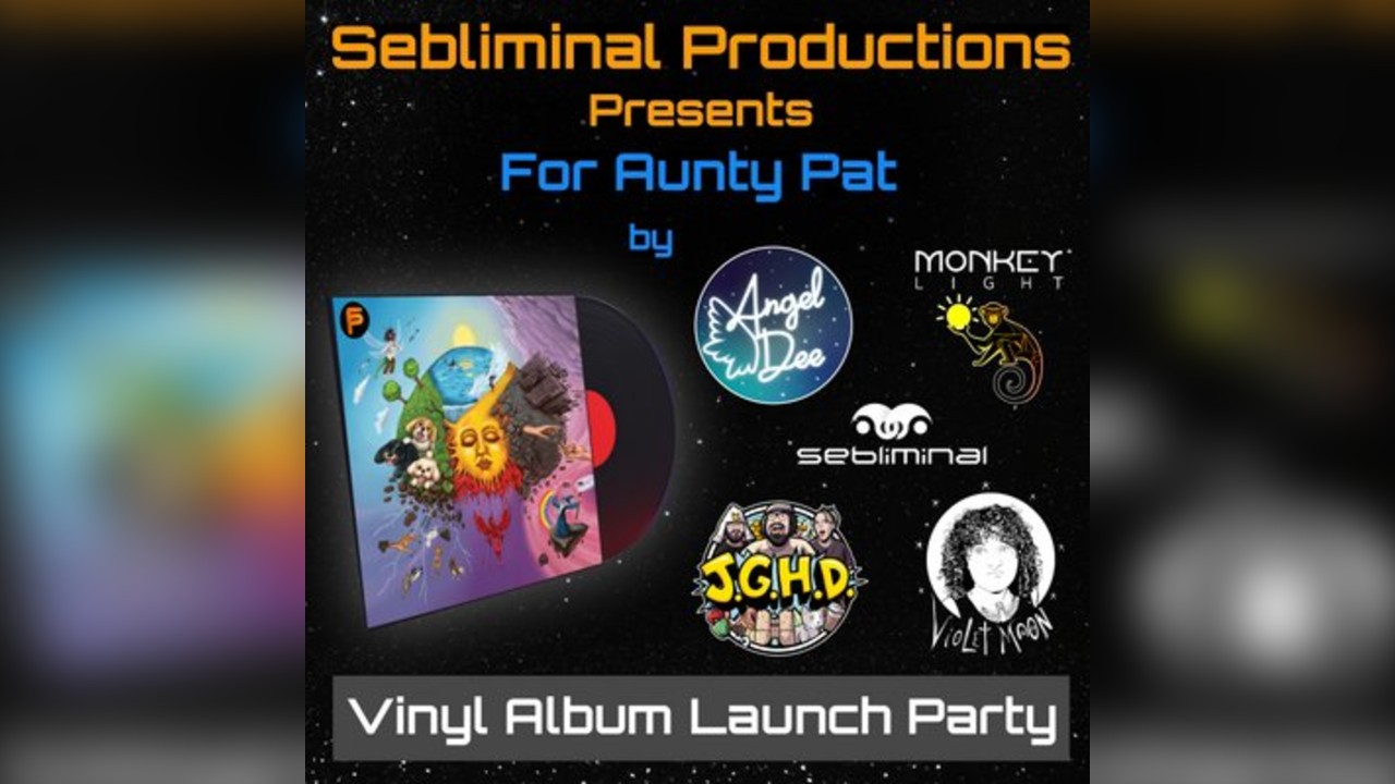 Vinyl Album Launch Party - 'For Aunty Pat' by Angeldee + Guests