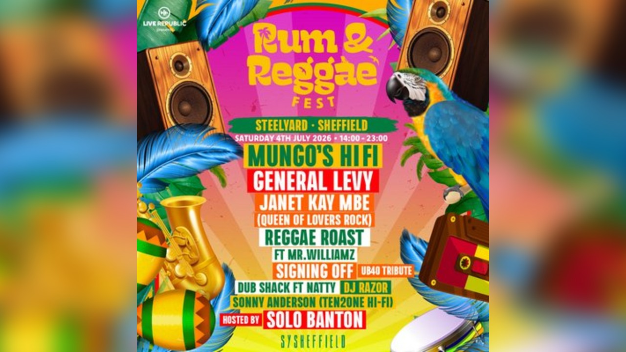 Rum & Reggae 2026 | SteelYard, Sheffield