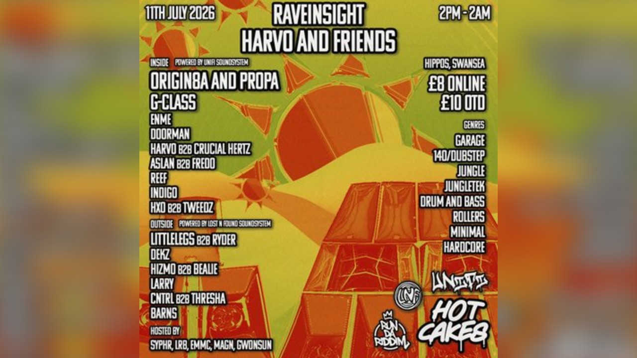 Harvo & friends X RaveInSight: HIPPOS DAY PARTY