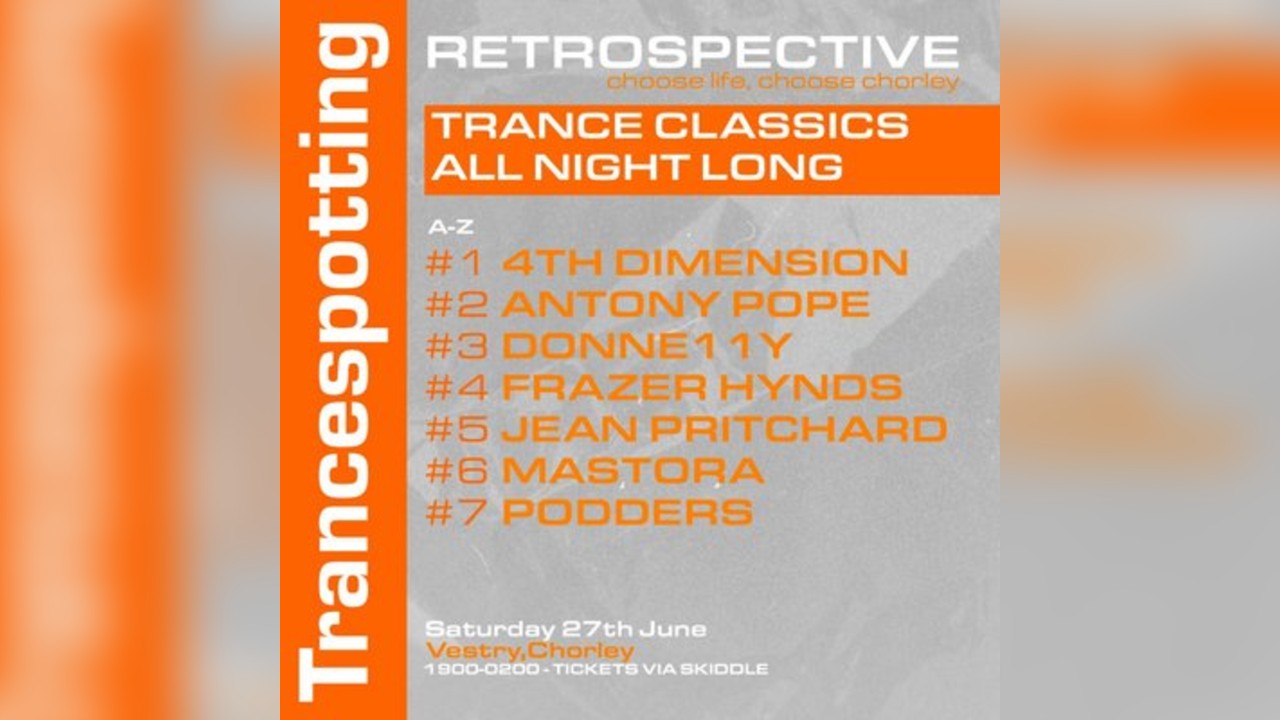 Retrospective pres. Trancespotting
