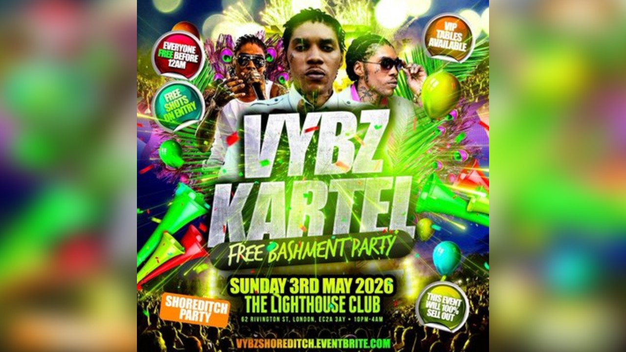 Vybz Kartel - Free Bashment Party - Everyone Free Before 12AM