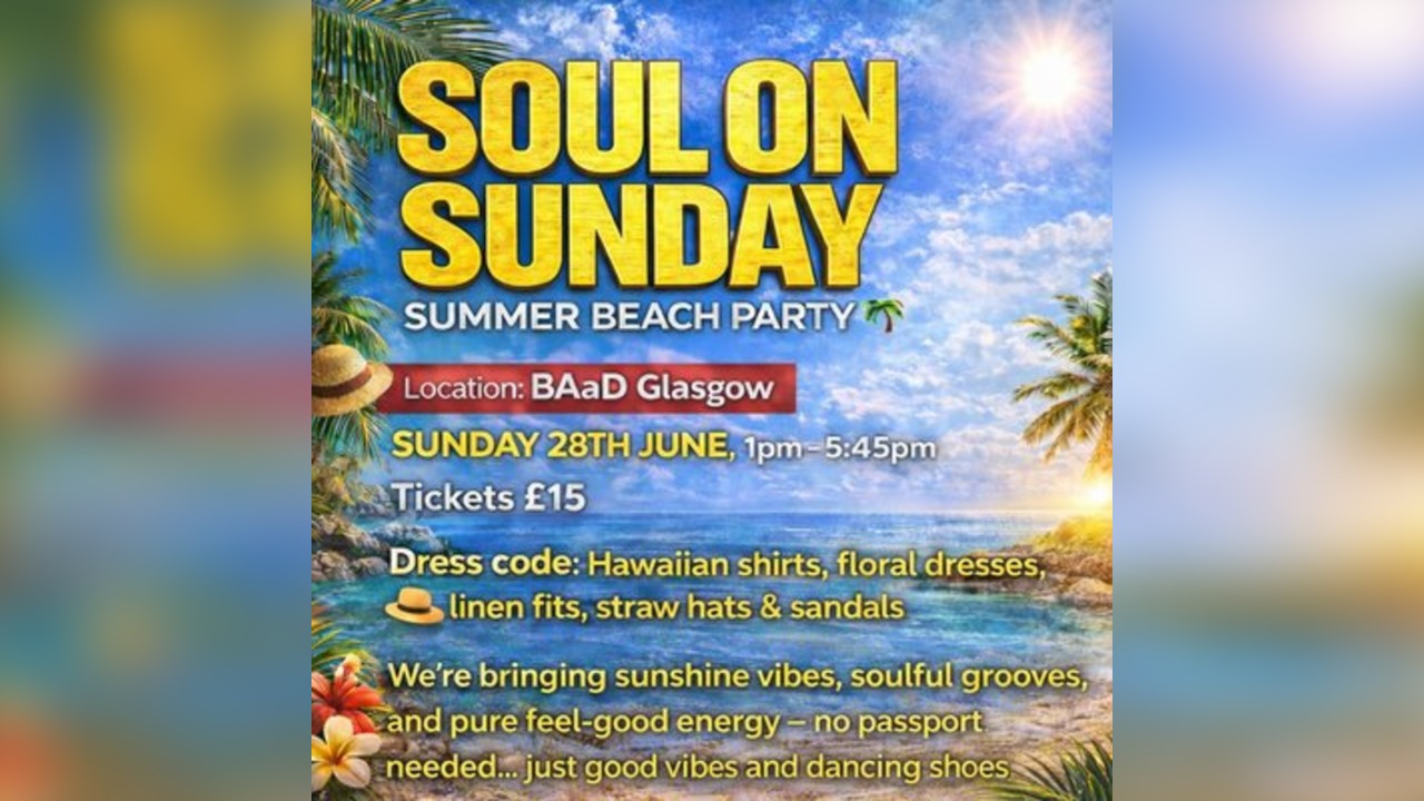 Soul On Sunday Summer Beach Party