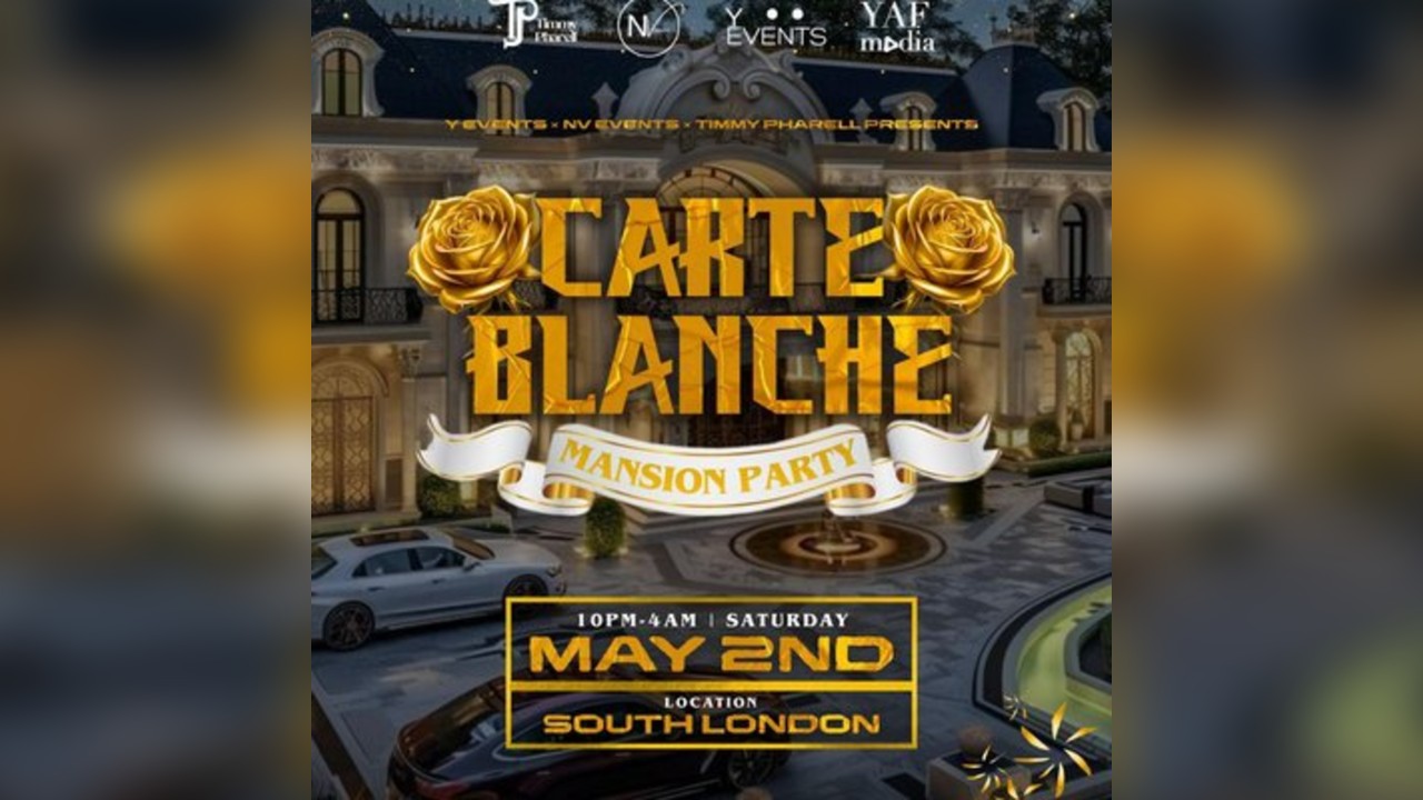 Carte Blanche Mansion Party [LONDON]
