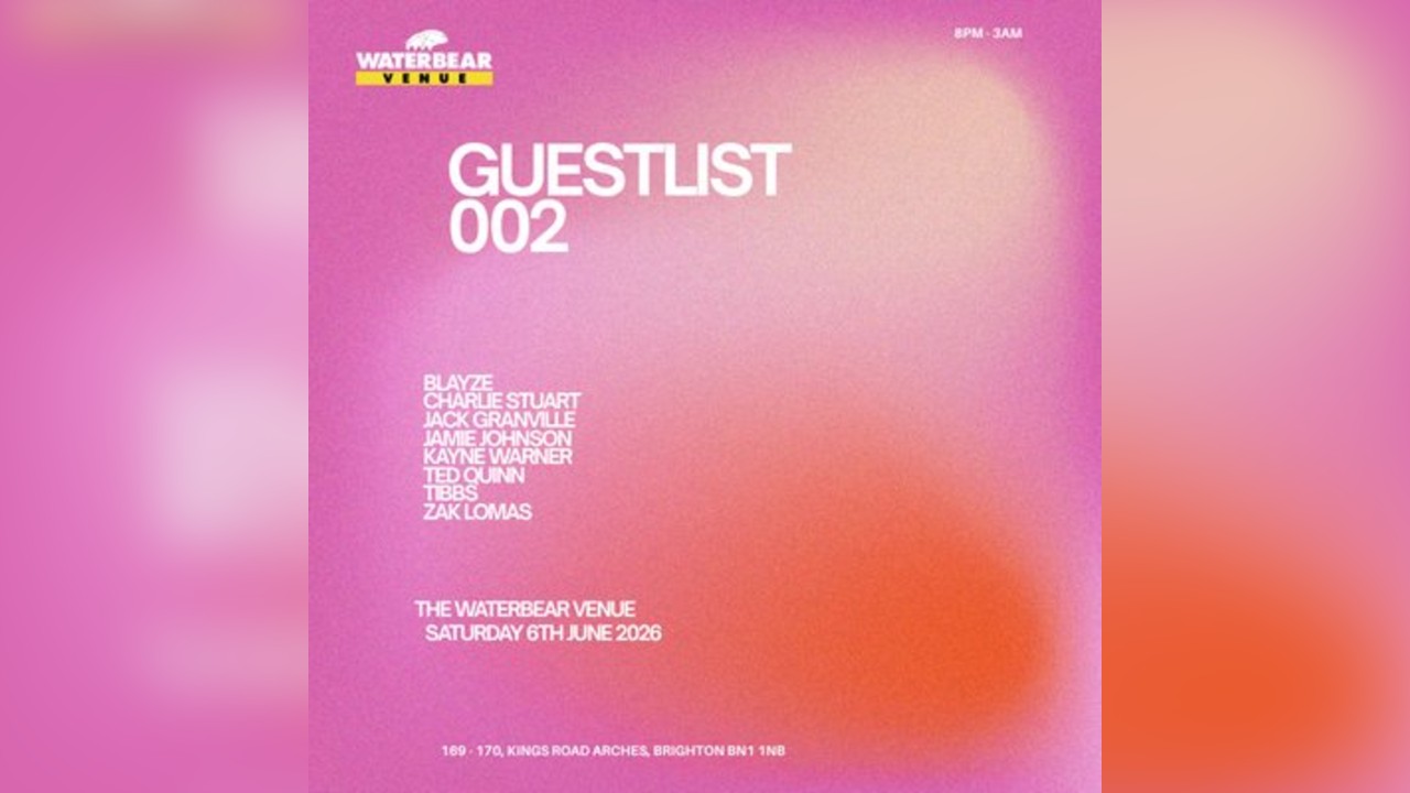 Guestlist 002: The WaterBear