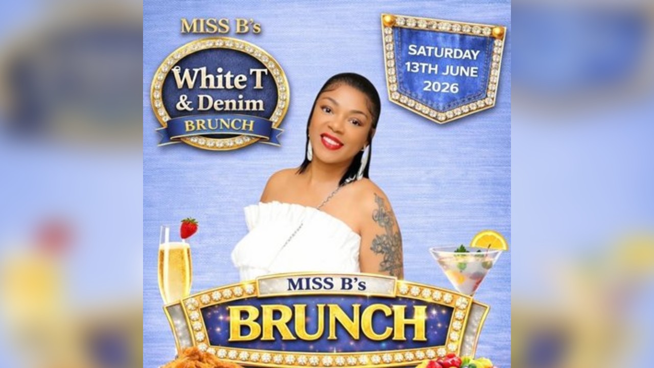 Miss B's White T & Denim Brunch, The Old Skool soul edition