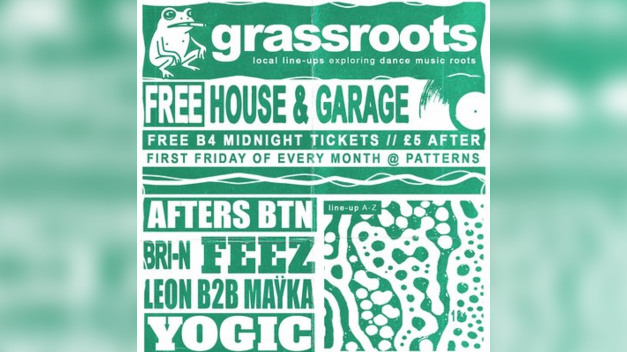 GRASSROOTS - FREE First Fridays - House & Garage | 01/05/26