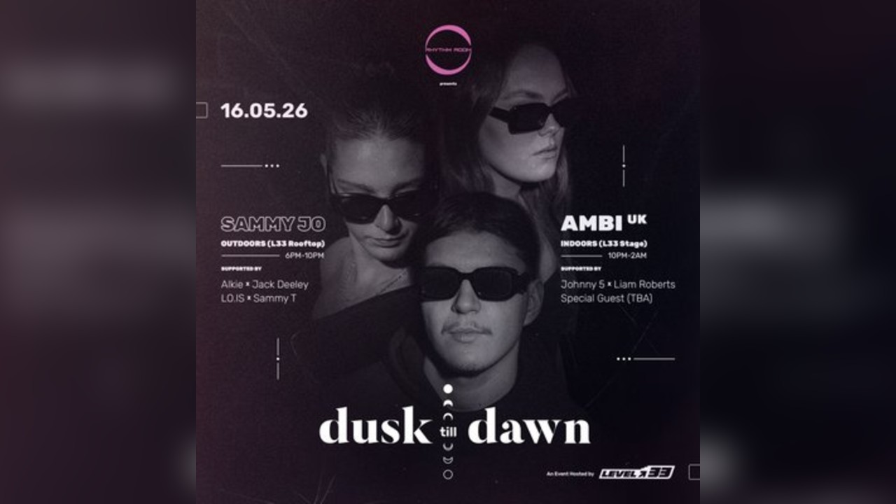 Rhythm Room presents: Dusk till Dawn with Sammy Jo & AMBI UK