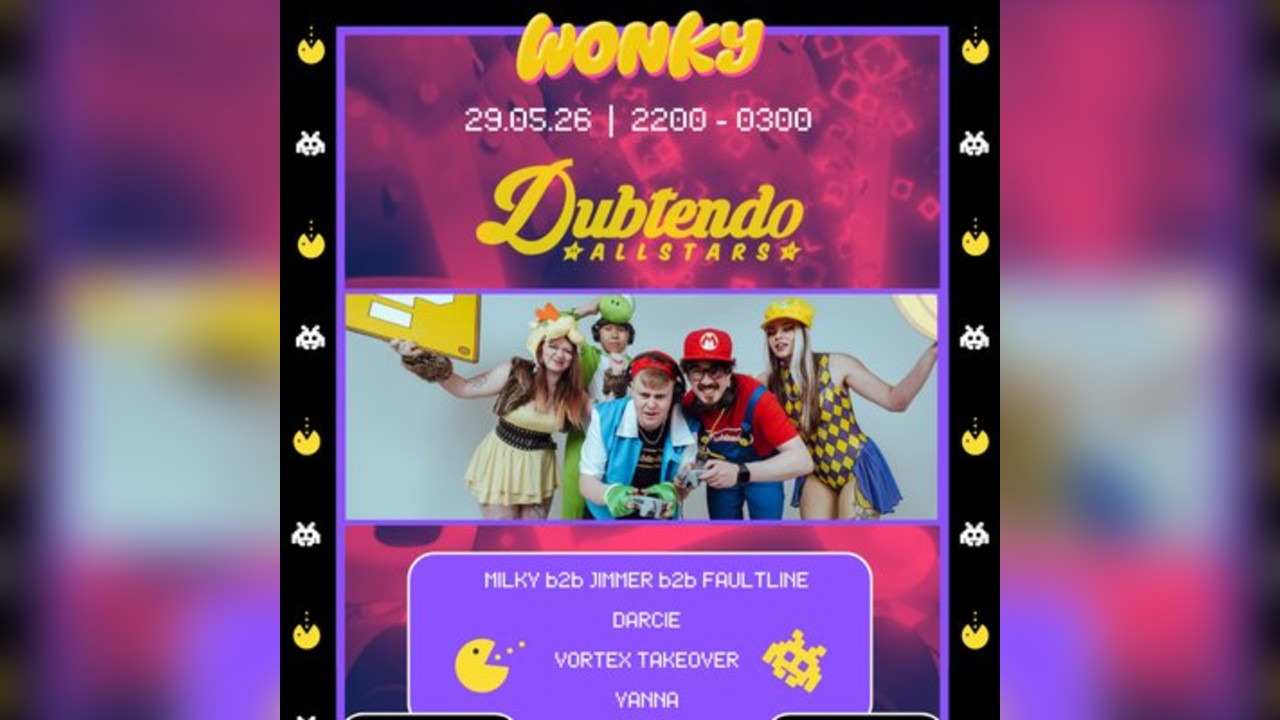 Wonky presents: DUBTENDO ALLSTARS - 29.05.26 - Exeter