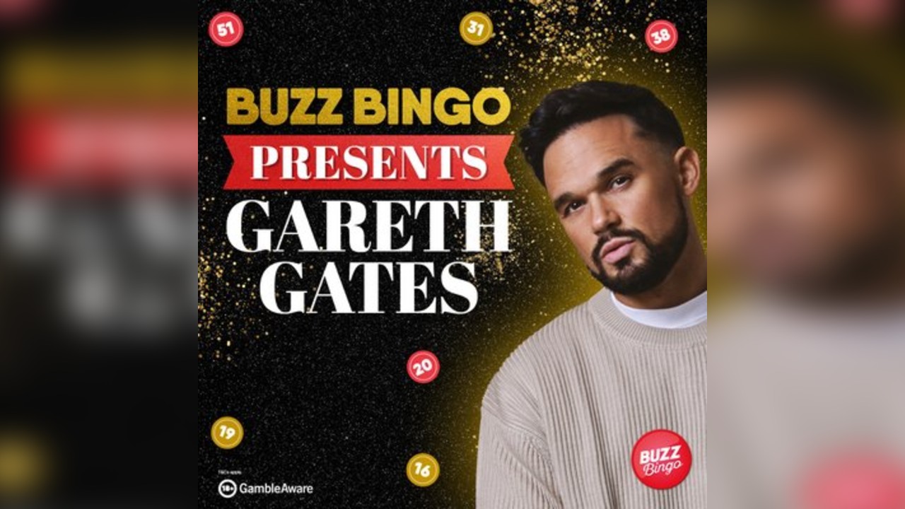 Gareth Gates - Buzz Bingo Newcastle 27/06/2026