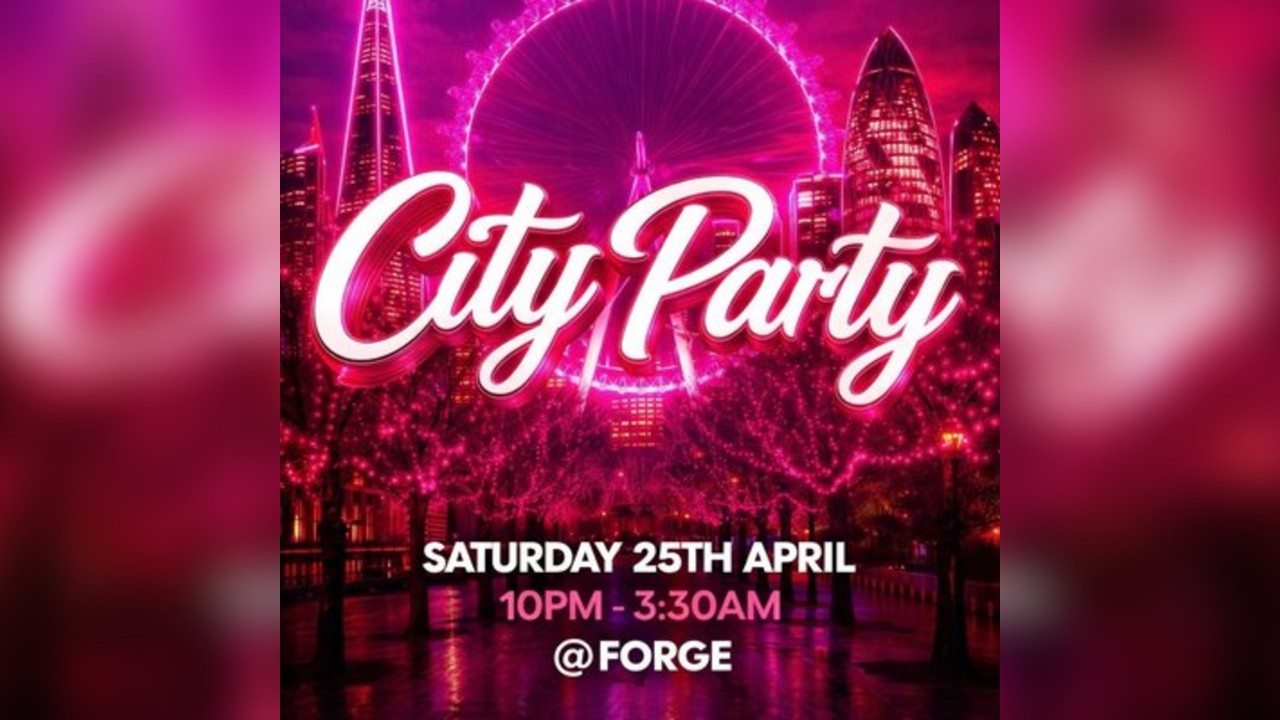 City Party (£5 B4 Midnight With A Ticket)