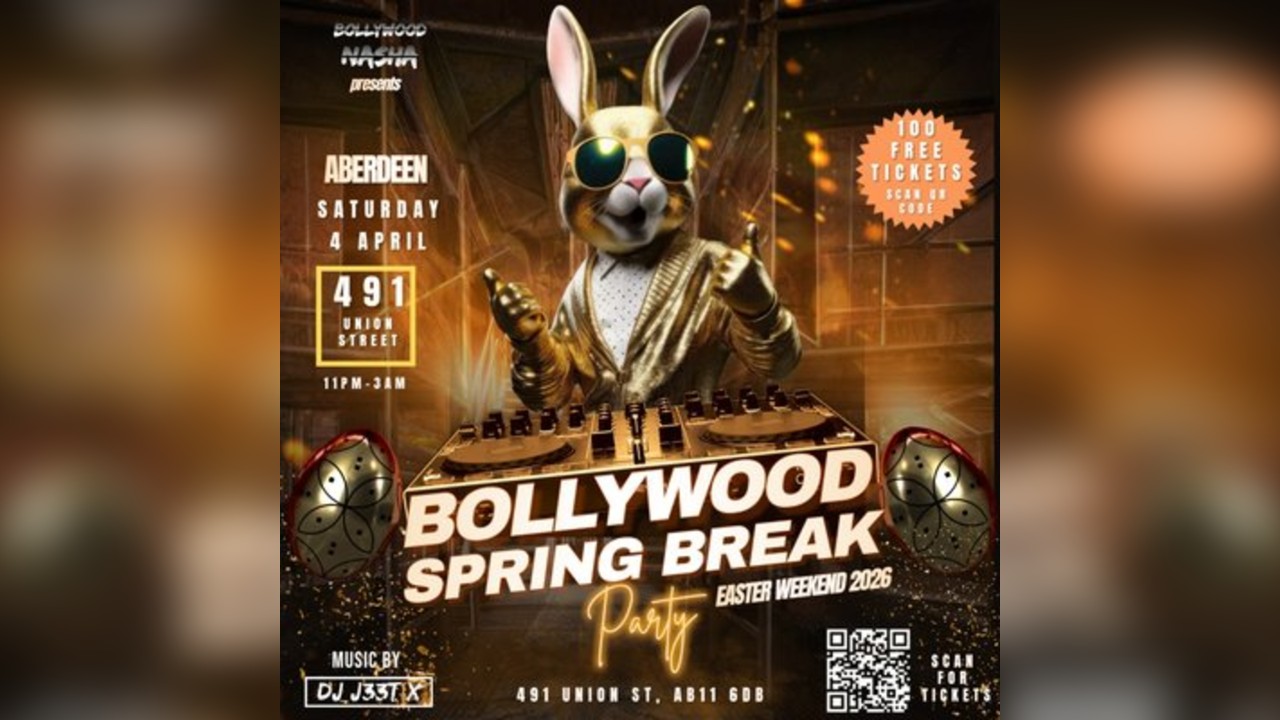 Bollywood Spring Break Party Aberdeen: Easter 2026