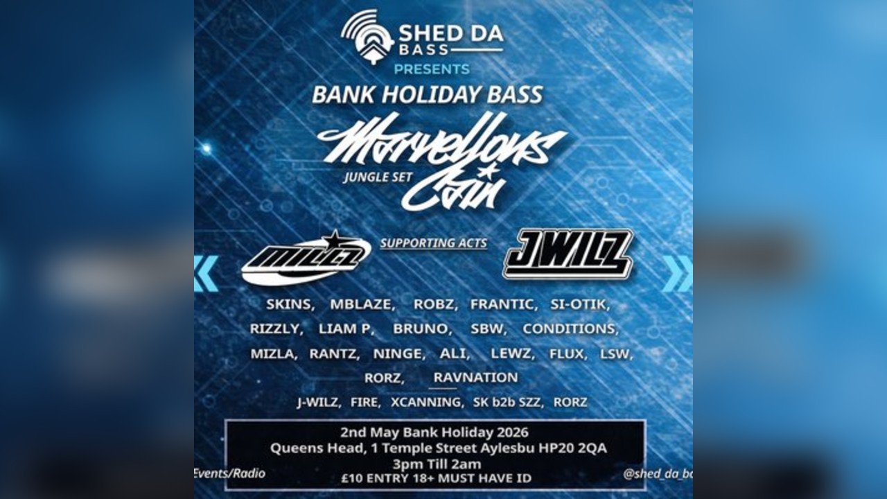 Shed Da Bass May Bank Holiday Bass