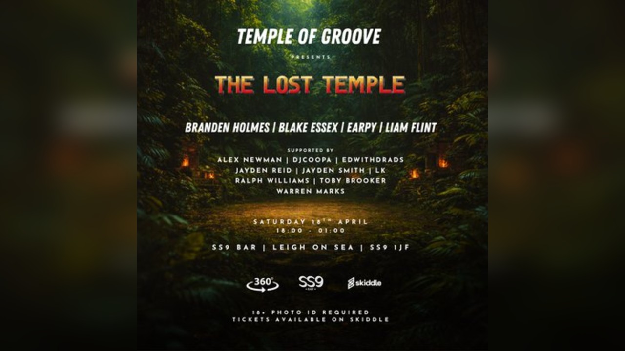 Temple Of Groove Presents: The Lost Temple @SS9 Bar