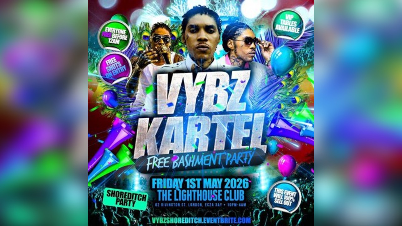 Vybz Kartel - Free Bashment Party - Everyone Free Before 12AM