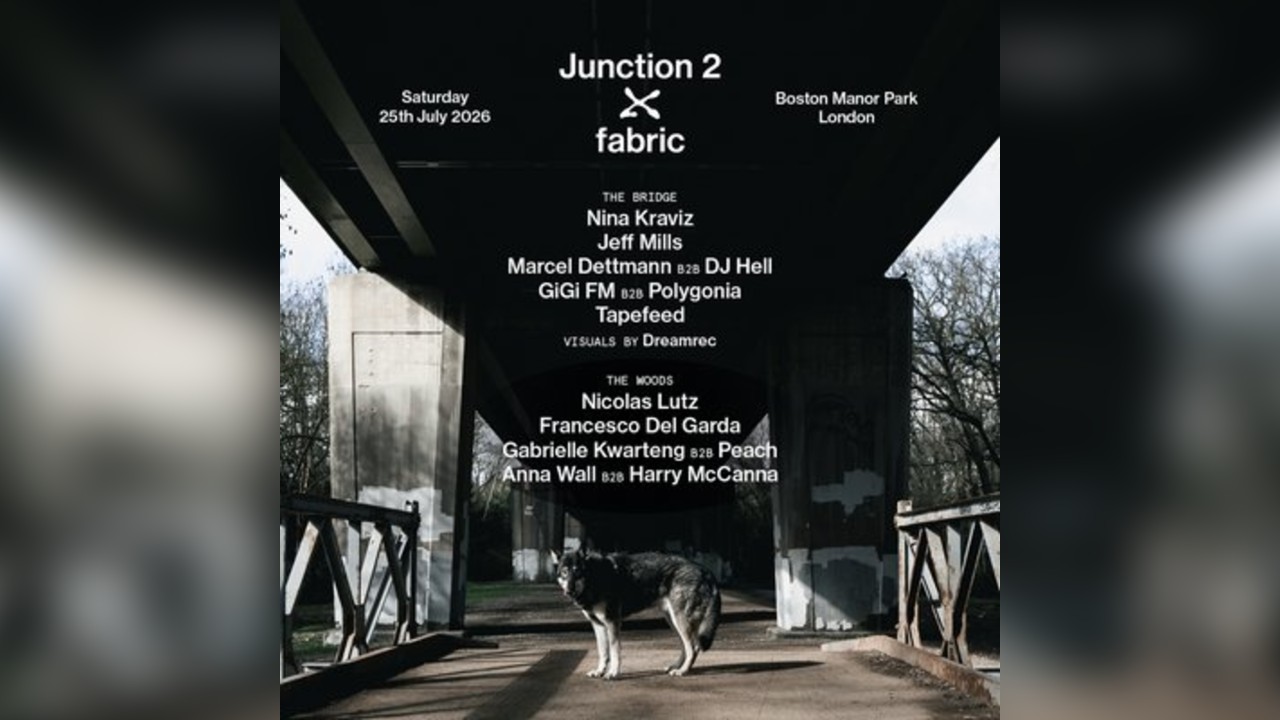Junction 2 x fabric: Nina Kraviz, Jeff Mills