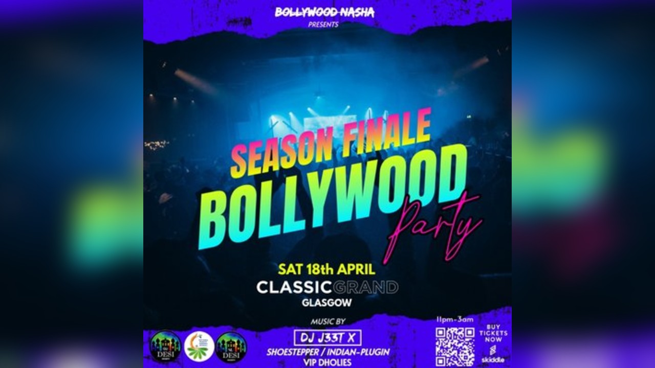 Bollywood Night: Season Finale Party 2026: Glasgow