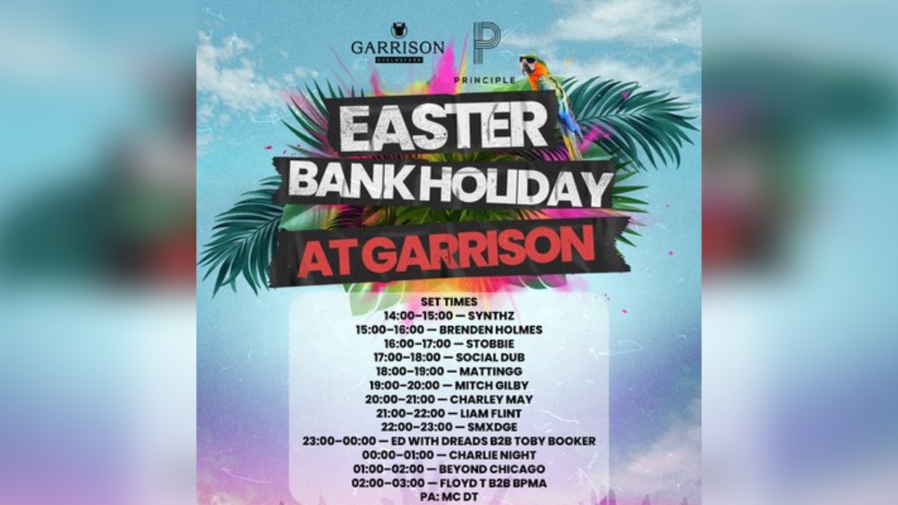 Principle Presents - Easter Bank Holiday  Party