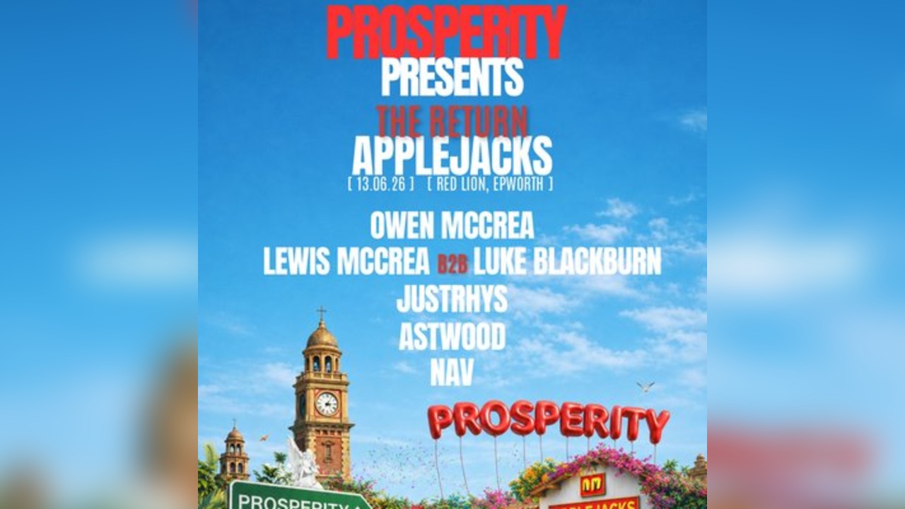Prosperity Presents The Return of Applejacks: Garden Party