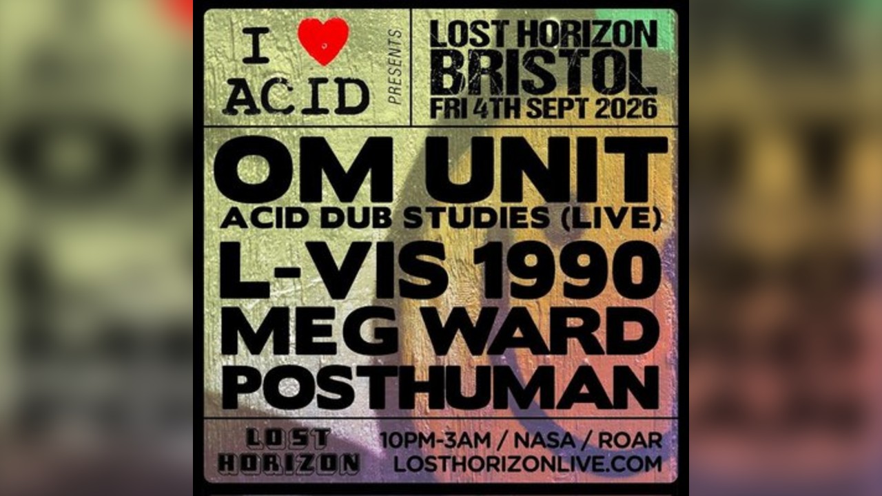 I LOVE ACID OM UNIT ACID DUB STUDIES (LIVE)/ L-VIS 1990/Meg Ward
