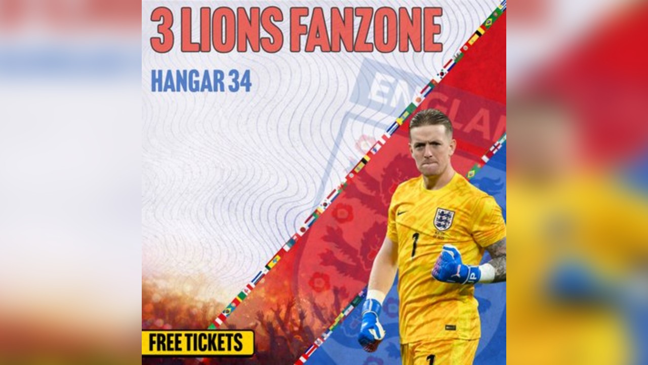 3 Lions FREE Fanzone: England vs Ghana
