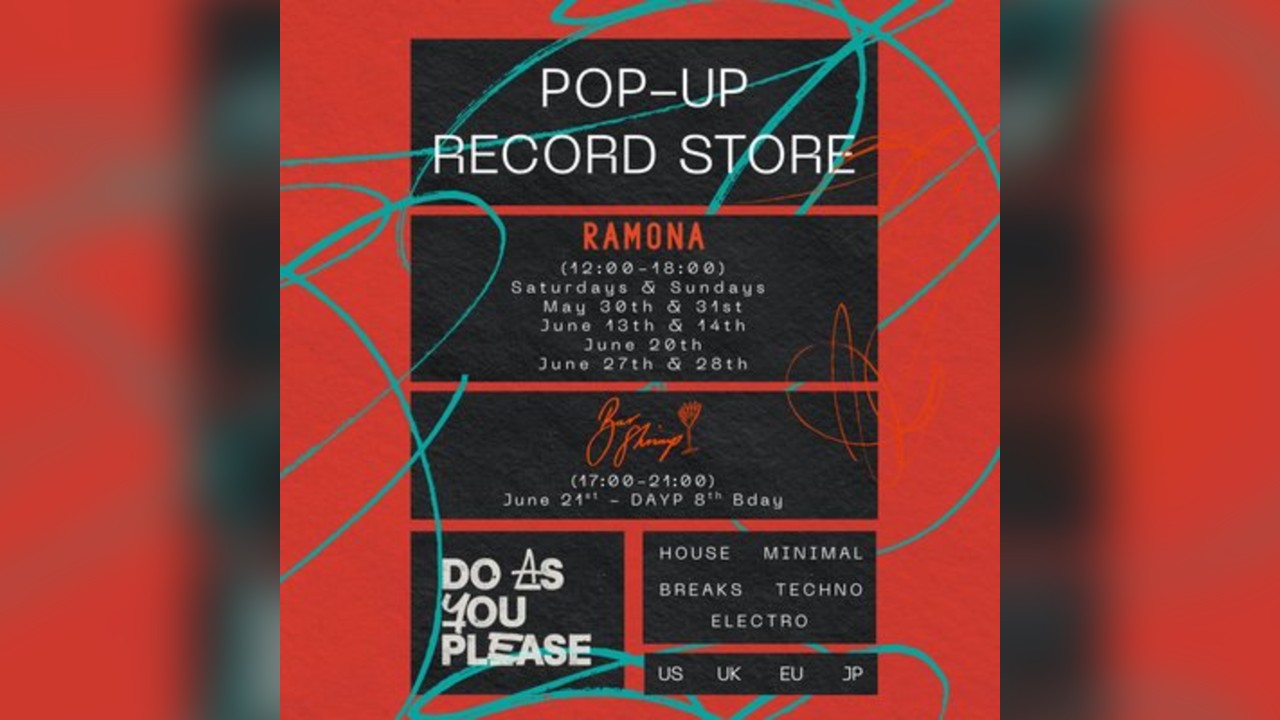 Do As You Please Pop-Up Record Store