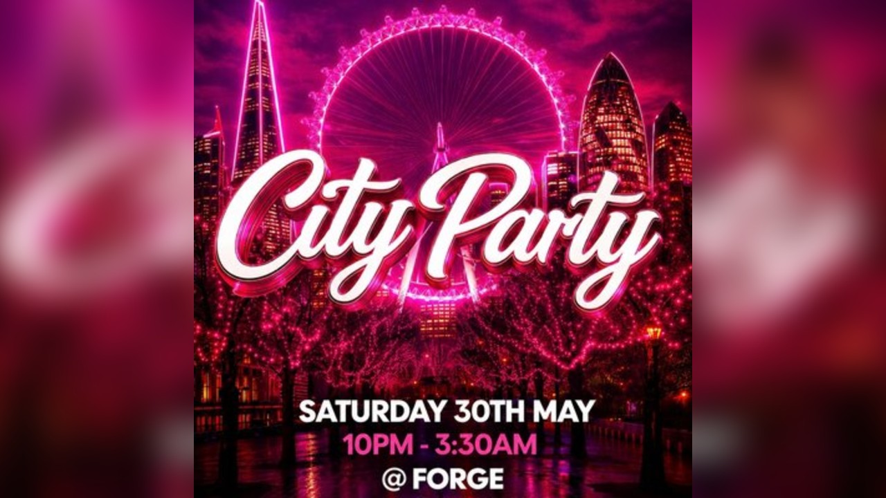 City Party (£5 B4 Midnight With A Ticket)