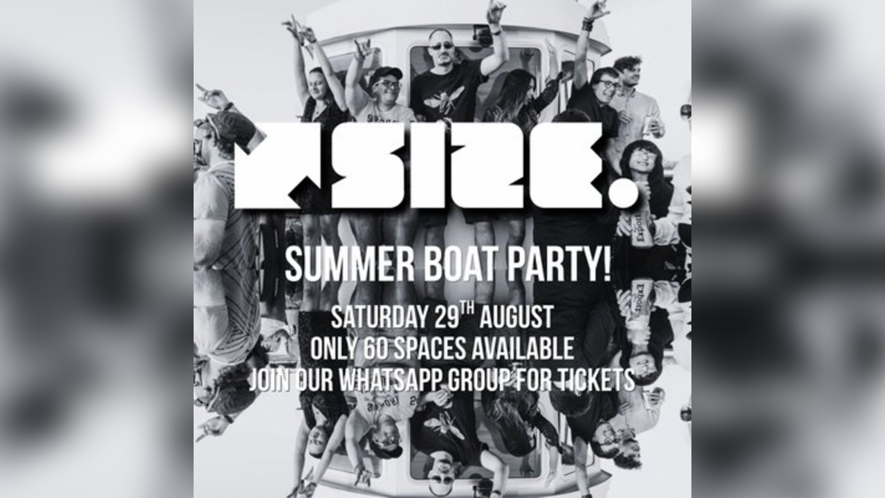 Size Summer Boat Party