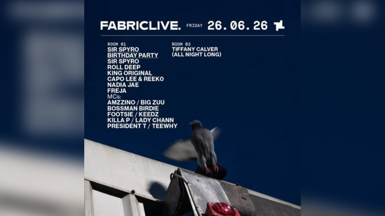 FABRICLIVE: Sir Spyro, Roll Deep, Reeko, Tiffany Calver + more