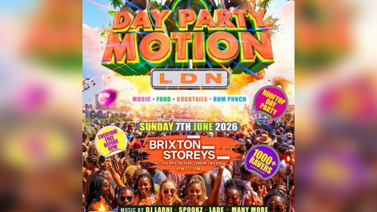 Day Party Motion - LDN - Everyone Free Before 6PM