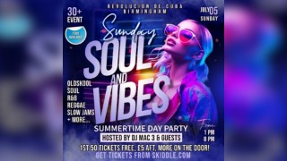 Sunday Soul & Vibes At Revolution De Cuba, Birmingham